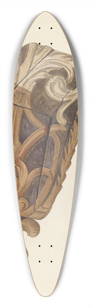 Lucille Chabot - Billethead 39.3 inch art pintail longboard deck