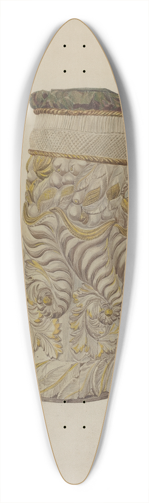 Lucille Chabot - Mast Sheath 39.3 inch art pintail longboard deck