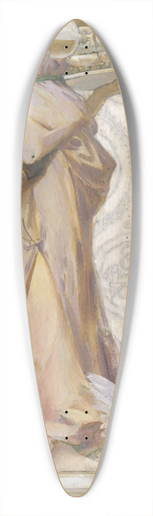 Luc-Olivier Merson - Les Rafrachissements 39.3 inch art pintail longboard deck