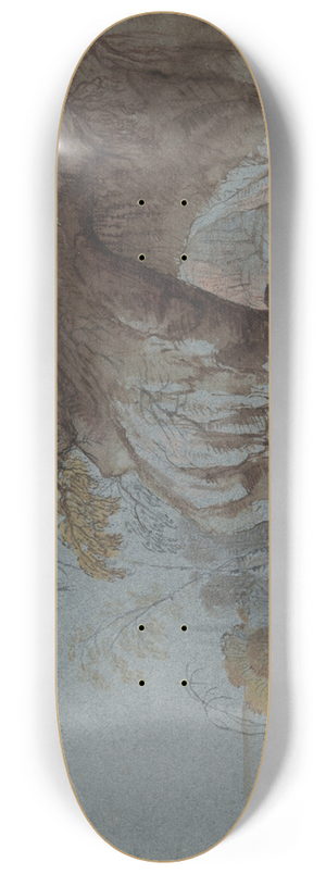 Circle of Gillis Neyts - Landscape with Archway inRocks 8.25 inch art skate deck