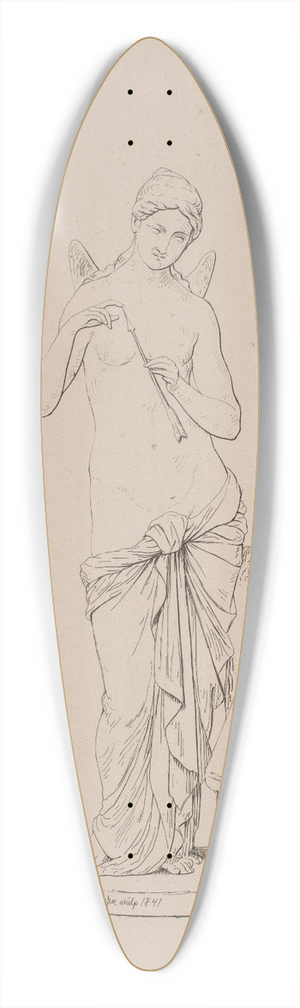 Ludvig August Smith - Psyke prver Amors pil 39.3 inch art pintail longboard deck