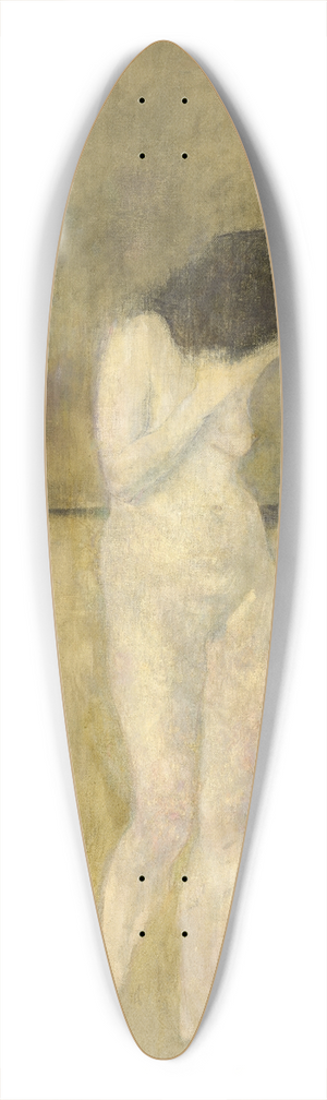 Ludvig Karsten - Adam and Eve 39.3 inch art pintail longboard deck