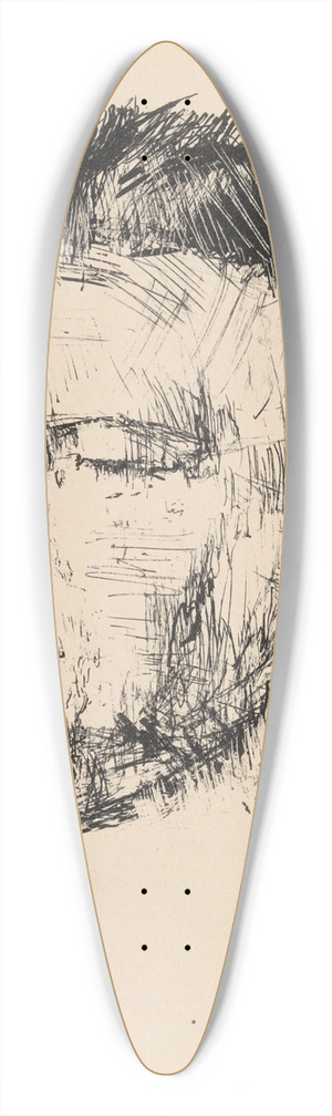 Ludvig Karsten - Erik Stryberg 39.3 inch art pintail longboard deck