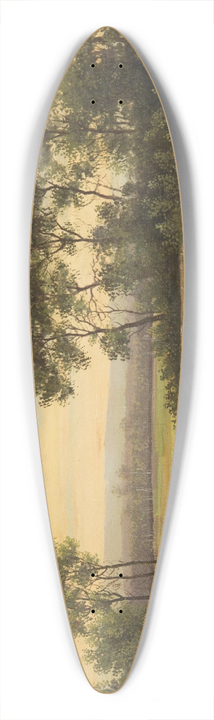 Ludvk Bartk - Early Evening Landscape 39.3 inch art pintail longboard deck