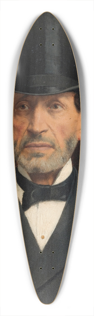 Ludwig Deutsch - Portrait of Ignaz Deutsch 39.3 inch art pintail longboard deck
