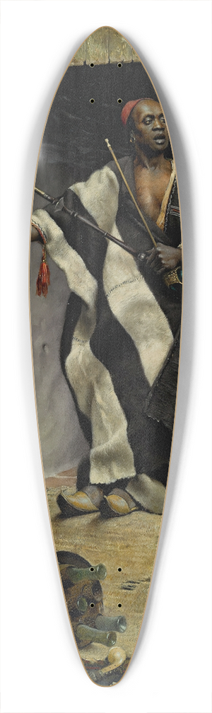 Ludwig Deutsch - The Dellal, Cairo 39.3 inch art pintail longboard deck