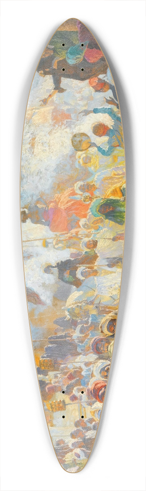 Ludwig Deutsch - The Procession Of The Mahmal Through The Streets Of Cairo 39.3 inch art pintail longboard deck
