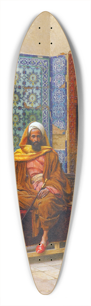 Ludwig Deutsch - The Smoker 39.3 inch art pintail longboard deck