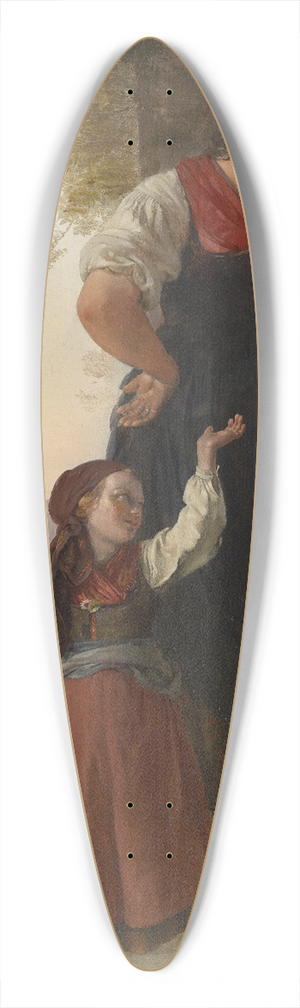 Ludwig Knaus - Der Abschied 39.3 inch art pintail longboard deck