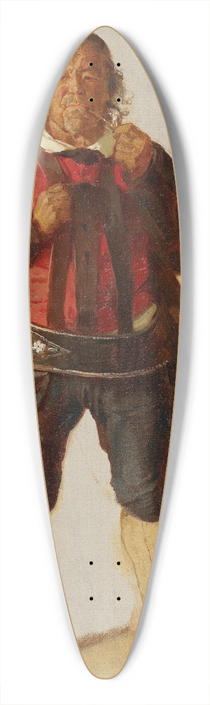 Ludwig Knaus - Portrait of Georg Lanthaler, St. Leonhard 39.3 inch art pintail longboard deck