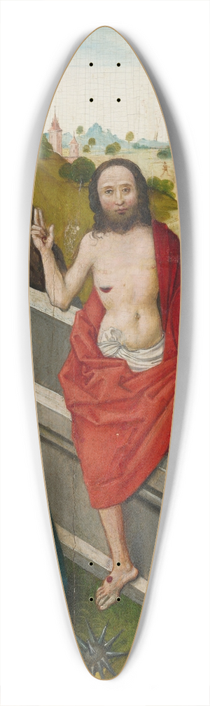 Ludwig Schongauer - The Resurrection 39.3 inch art pintail longboard deck