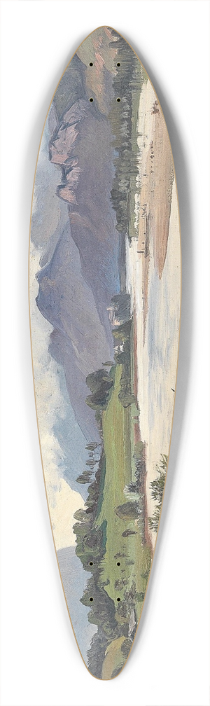Ludwig Willroider - Motiv aus dem Salzburgischen 39.3 inch art pintail longboard deck
