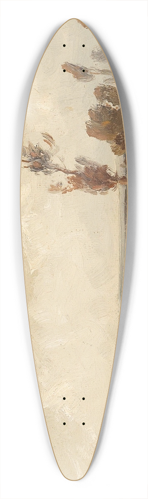 Ludwig Willroider - Working in the Fields in Autumn 39.3 inch art pintail longboard deck