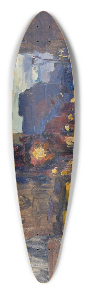 Ludwik de Laveaux - Street in Paris 39.3 inch art pintail longboard deck