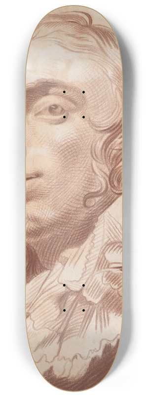 Circle of Jakob Matthias Schmutzer - Head of a YoungMan 8.25 inch art skate deck