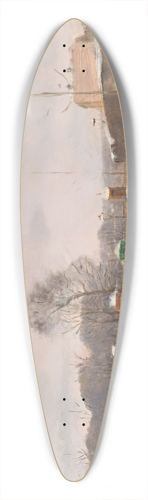 Luigi Loir - La Premire neige dhiver 39.3 inch art pintail longboard deck