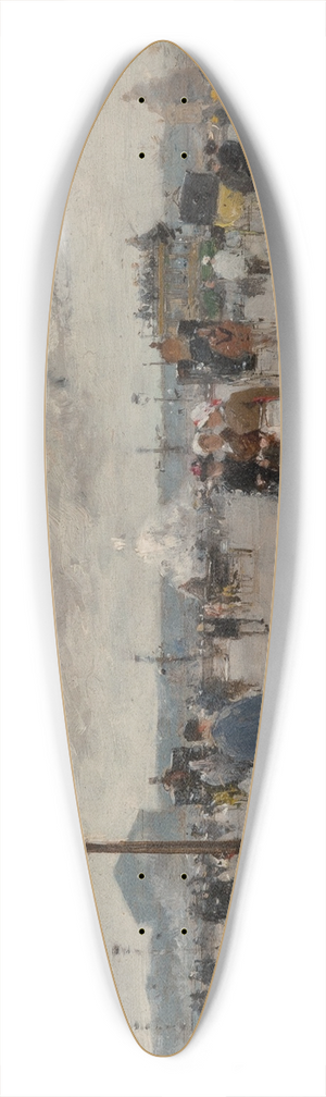 Luigi Loir - La sortie de Paris, Porte dAsnires 39.3 inch art pintail longboard deck