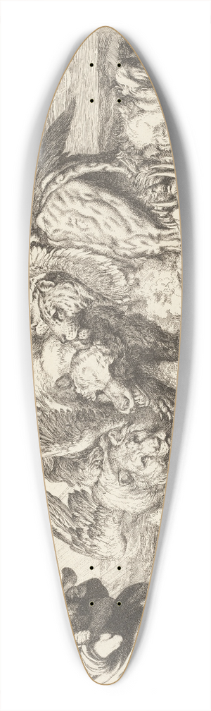 Luigi Sabatelli - Daniels Vision 39.3 inch art pintail longboard deck
