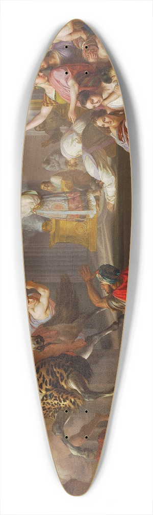 Luigi Sabatelli - The eviction of Heliodor from the temple 39.3 inch art pintail longboard deck