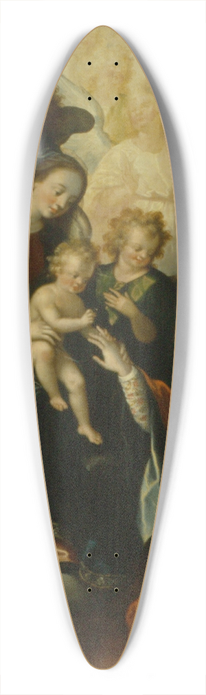 Luis Jurez - The Mystical Betrothal of Saint Catherine of Alexandria 39.3 inch art pintail longboard deck Luis Jurez - The Mystical Betrothal of Saint Catherine of Alexandria 39.3 inch art pintail longboard deck