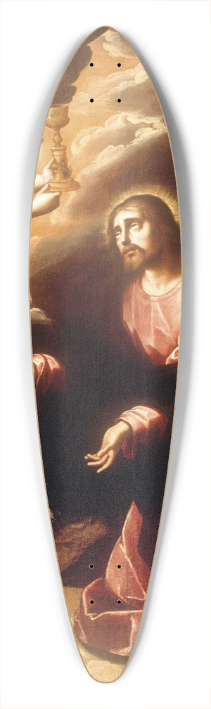 Luis Jurez - The Prayer in the Garden 39.3 inch art pintail longboard deck