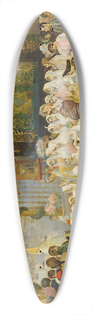 Luis lvarez Catal - First Communion 39.3 inch art pintail longboard deck