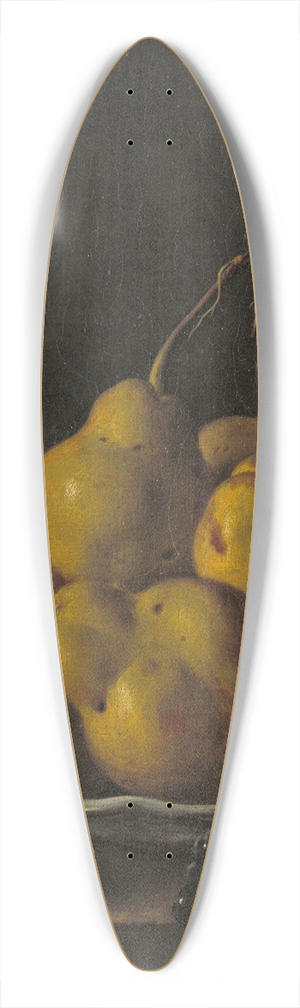 Luis Melndez - Still Life with Pears and Grapes 39.3 inch art pintail longboard deck