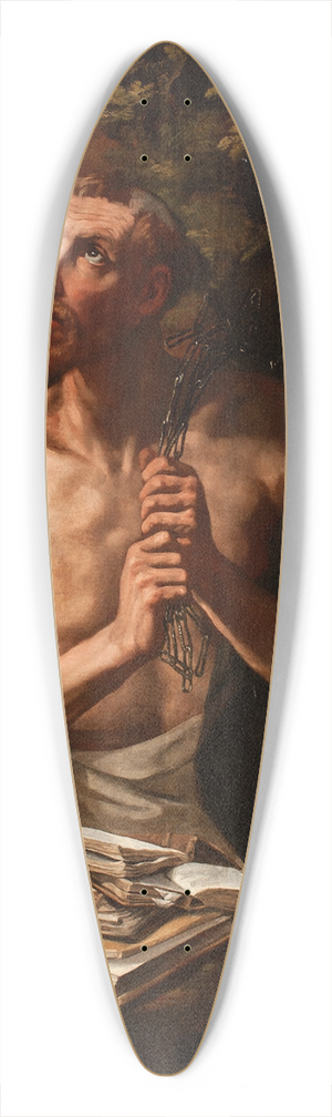 Luis Tristn - St Dominic in Penitence 39.3 inch art pintail longboard deck