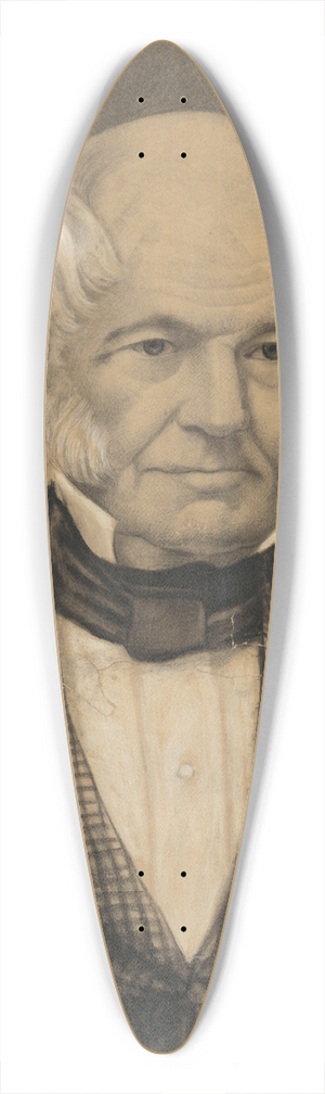 L. Wieser - James L. Edwards 39.3 inch art pintail longboard deck