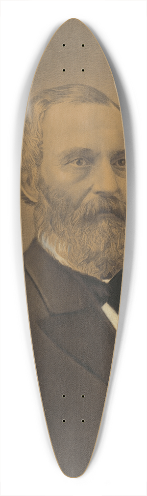 L. Wieser - Willis Drummond 39.3 inch art pintail longboard deck