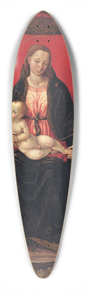 Macrino D'alba - Holy Conversation 39.3 inch art pintail longboard deck