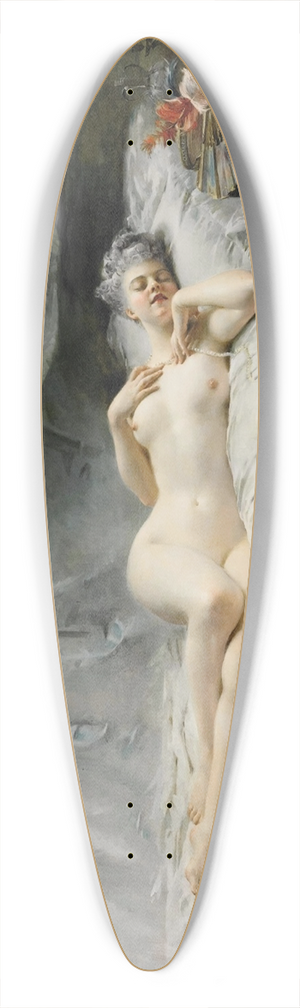 Madeleine-Jeanne Lemaire - Le Sommeil de Manon 39.3 inch art pintail longboard deck