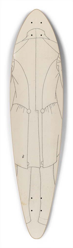 Mae A. Clarke - Boys Coat and Trousers 39.3 inch art pintail longboard deck