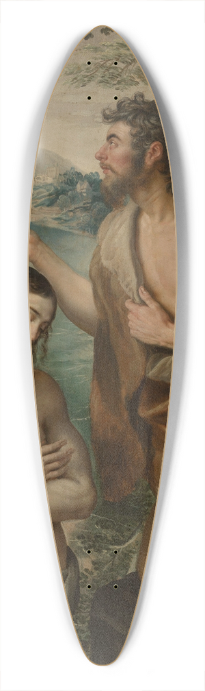 Maerten De Vos - The Baptism of Christ 39.3 inch art pintail longboard deck