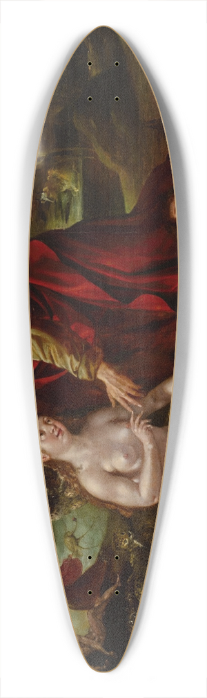 Maerten De Vos - The Creation of Eve 39.3 inch art pintail longboard deck