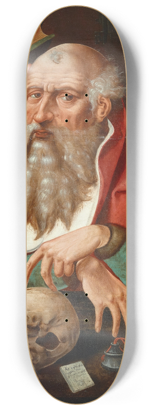 Circle of Marinus Van Reymerswaele - Saint Jerome in his Study 8.25 inch art skate deck Circle of Marinus Van Reymerswaele - Saint Jerome in his Study 8.25 inch art skate deck