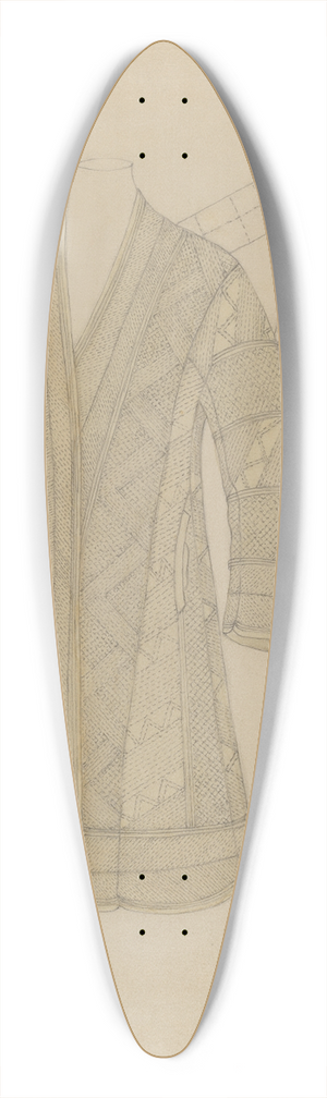 Mae Szilvasy - Coat 39.3 inch art pintail longboard deck