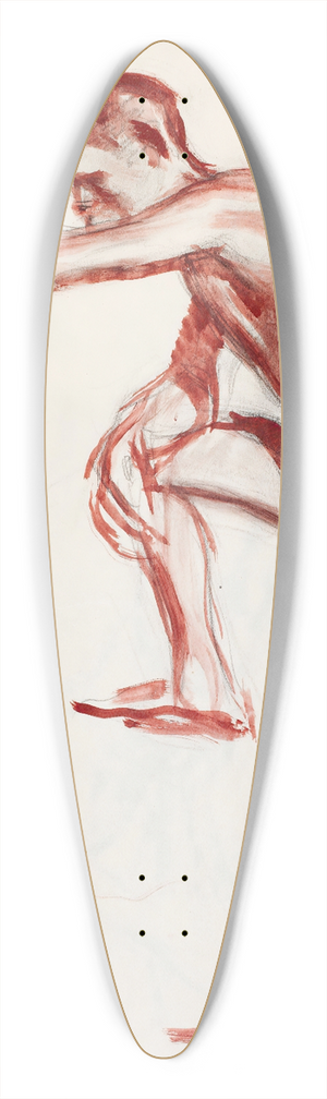 Magnus Enckell - Alaston miesmalli 39.3 inch art pintail longboard deck