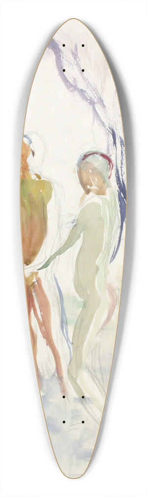 Magnus Enckell - Boys 39.3 inch art pintail longboard deck