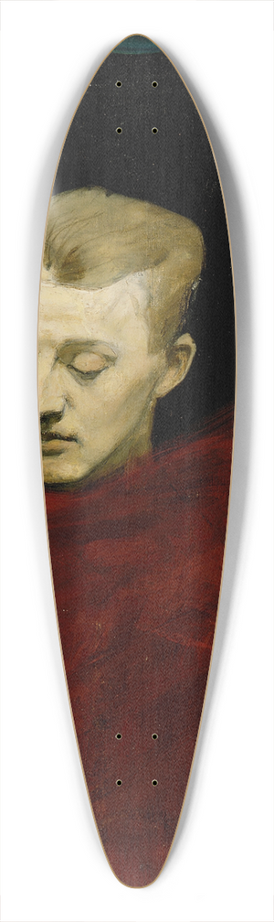 Magnus Enckell - Head (Bruno Aspelin) 39.3 inch art pintail longboard deck Magnus Enckell - Head (Bruno Aspelin) 39.3 inch art pintail longboard deck