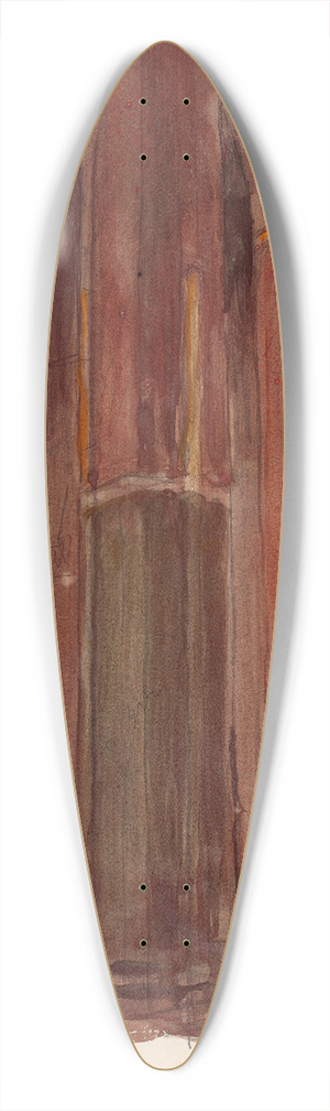 Magnus Enckell - Katedraali, siskuva 39.3 inch art pintail longboard deck Magnus Enckell - Katedraali, siskuva 39.3 inch art pintail longboard deck