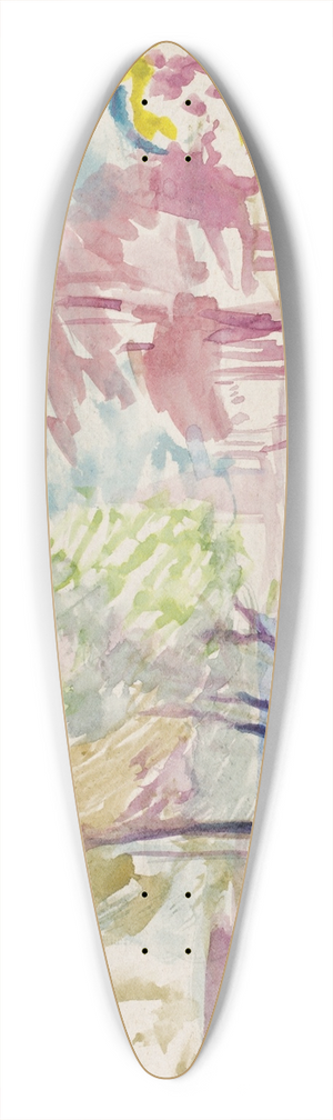 Magnus Enckell - Maisema ja hahmoja, luonnos 39.3 inch art pintail longboard deck