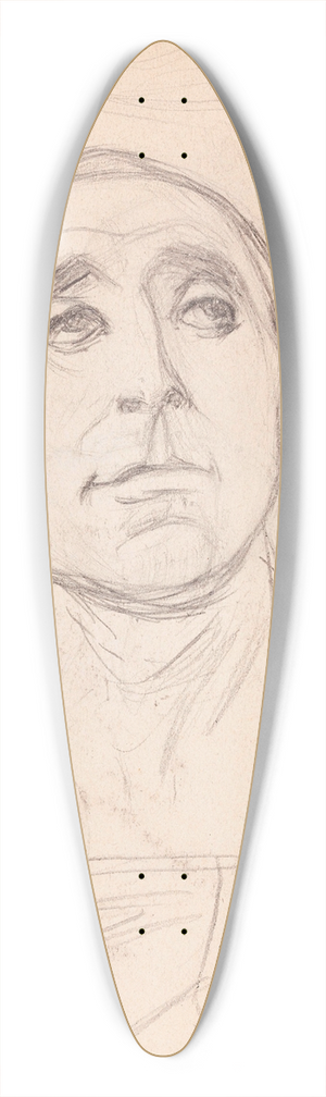 Magnus Enckell - Miehen p, luonnos 39.3 inch art pintail longboard deck Magnus Enckell - Miehen p, luonnos 39.3 inch art pintail longboard deck