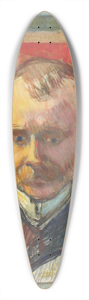 Magnus Enckell - Portrait of Edvard Richter 39.3 inch art pintail longboard deck