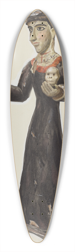 Majel G. Claflin - Bulto  Santa Rita 39.3 inch art pintail longboard deck