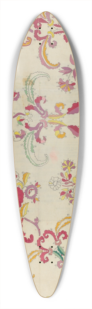 Majel G. Claflin - Spanish Colonial Bedspread 39.3 inch art pintail longboard deck