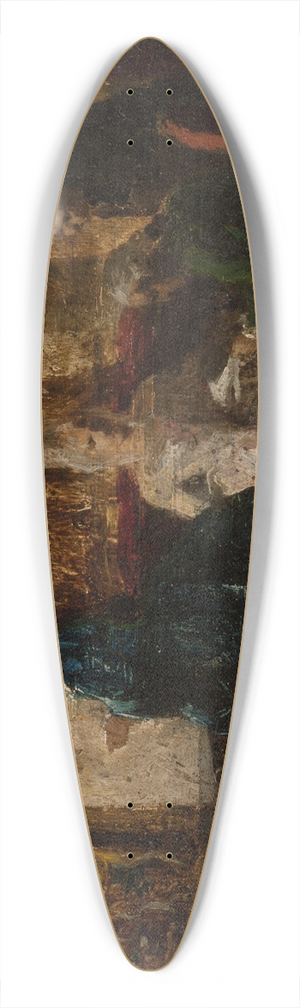 Maksymilian Gierymski - Costume Scene 39.3 inch art pintail longboard deck Maksymilian Gierymski - Costume Scene 39.3 inch art pintail longboard deck
