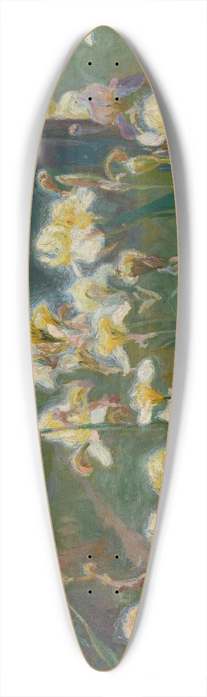 Maksymilian Neuman - Irises in the graveyard 39.3 inch art pintail longboard deck