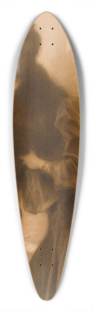 Manuel Feliu de Lemus - Study for a Female Portrait 39.3 inch art pintail longboard deck