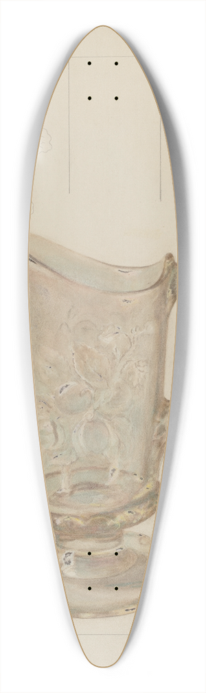 Manuel G. Runyan - Pitcher 39.3 inch art pintail longboard deck